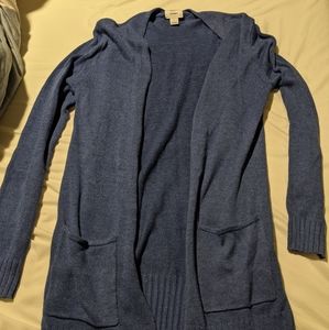 Blue cardigan